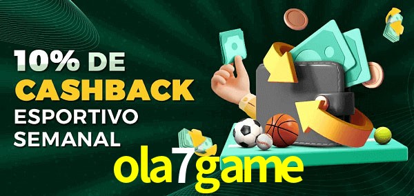 10% de bônus de cashback na ola7game