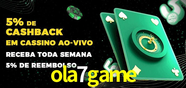 Promoções do cassino ao Vivo ola7game